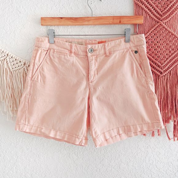 Anthropologie Pants - Pilcro Letterpress Pink Hyphen Shorts